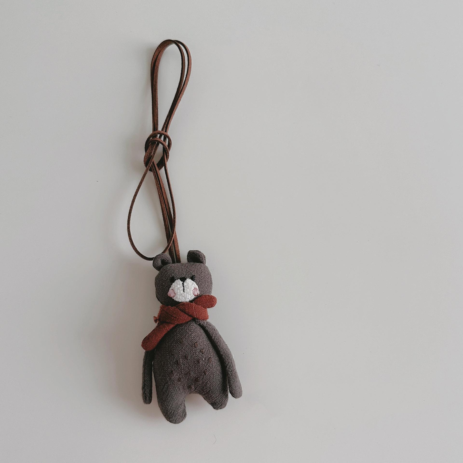 

Детское ожерелье Мультяшный медведь Аксессуары для детской одежды Вязаная сумка Подвеска Головные уборы для мальчиков и девочек Аксессуары One Size