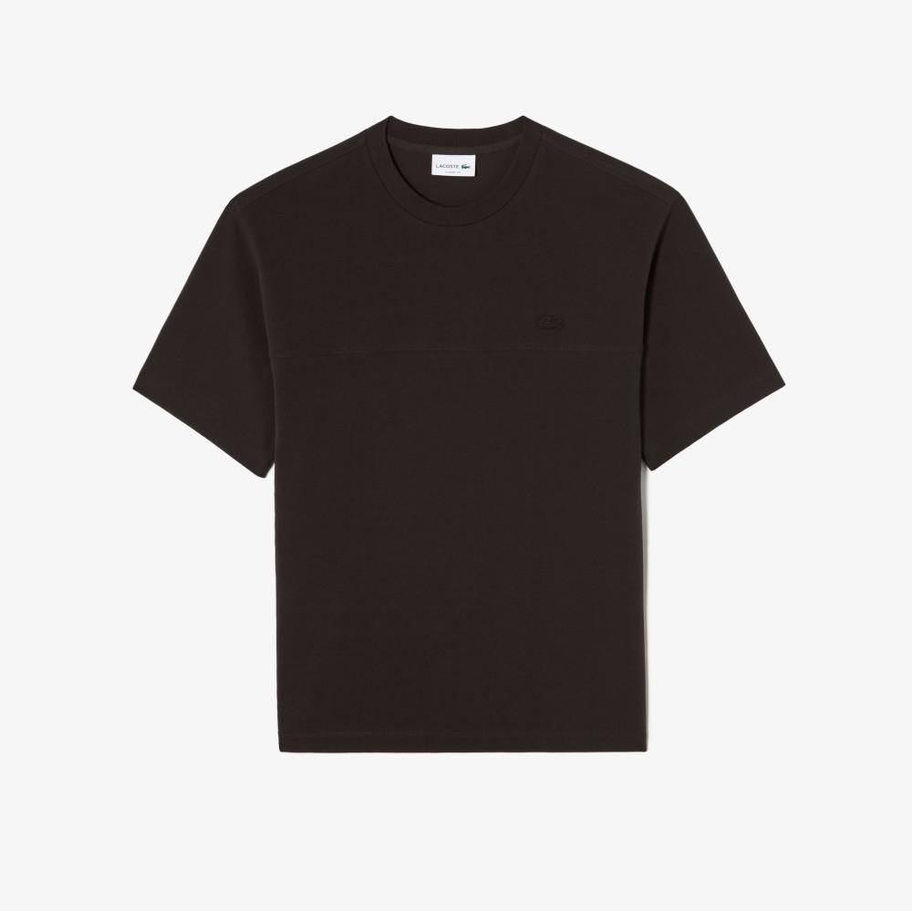 Lacoste Men's Strong Weave Panel Short-Sleeve T-Shirt TH358E-56G3LA
