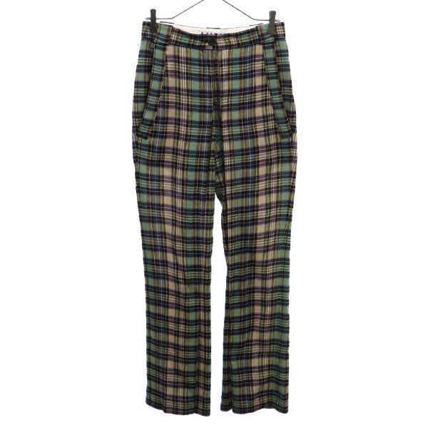 AALTO wool blend check Long pants 34 Men's Used