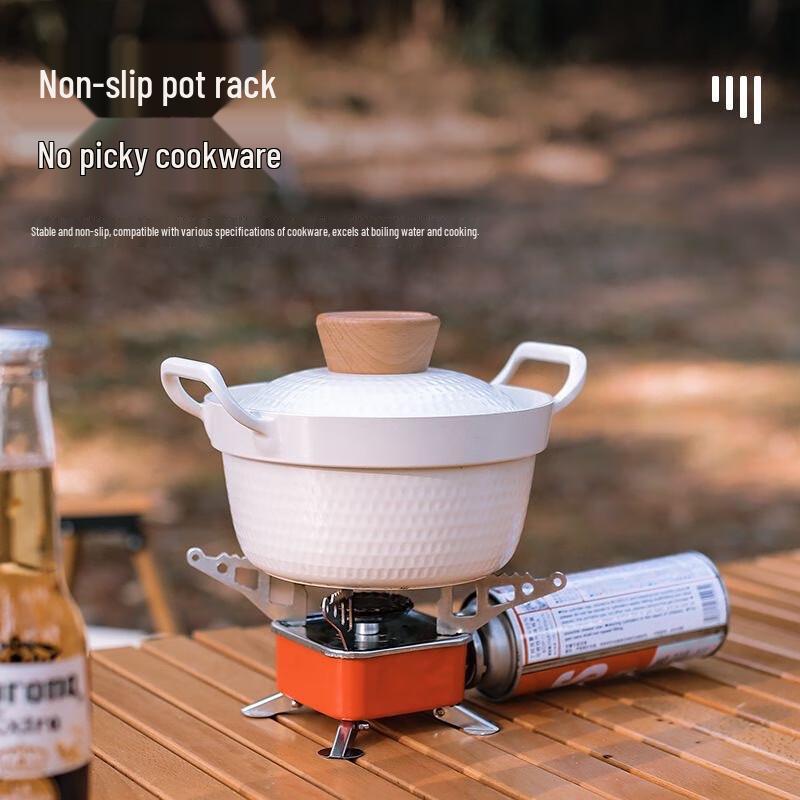 Portable Mini Folding Gas Camping Stove Set (2-pack)