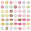 50 Donuts Graffiti Stickers Suitcase Car Laptop Skateboard Mobile Phone Waterproof Decorative Stickers