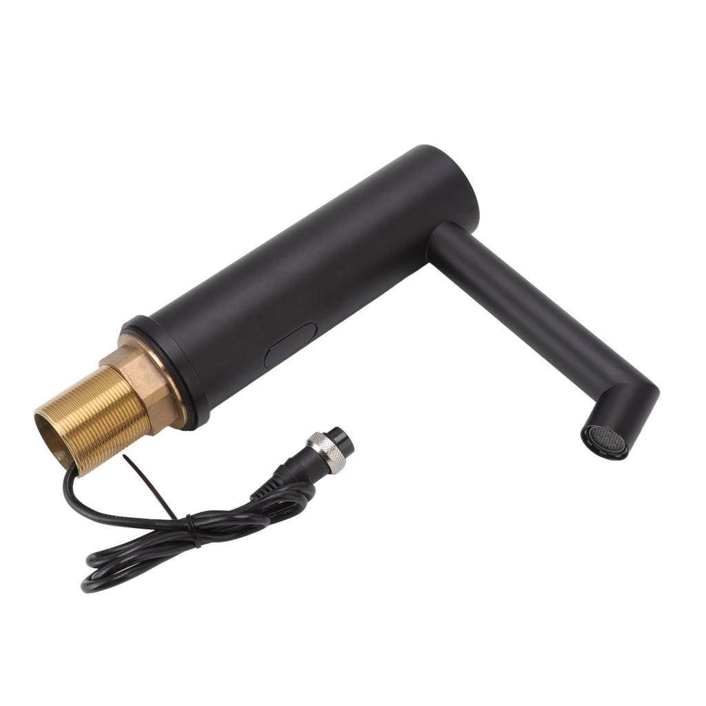 G1 2 Automatic Faucet 304 Stainless Steel Battery Powered Hands Free Single Cold Sensor Faucet for Bathroom Hotel AC220V
