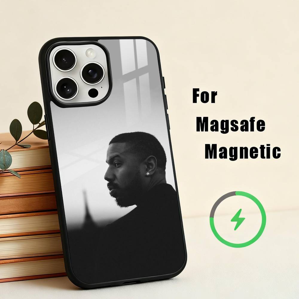 Oscar Actors M-Michael B. J-Jordan Phone Case For iPhone 17,16,15,14,13,12,Plus,Pro,Max for Magsafe Magnetic Wireless Charging
