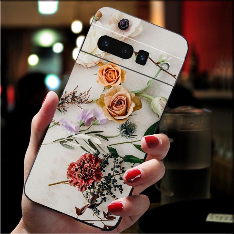 

Phone Case For Google Pixel 10 9 Pro XL 9A 8 7 6 Pro Pixel 8A 7A 6A Pixel 8 7 6 5 Flower Peony Rose Google Pixel 9a