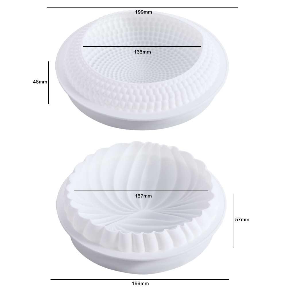 Bakeware Cake Mould Silicone Dessert Mold Chocolate 3D Round Mousse Mold  Kitchen