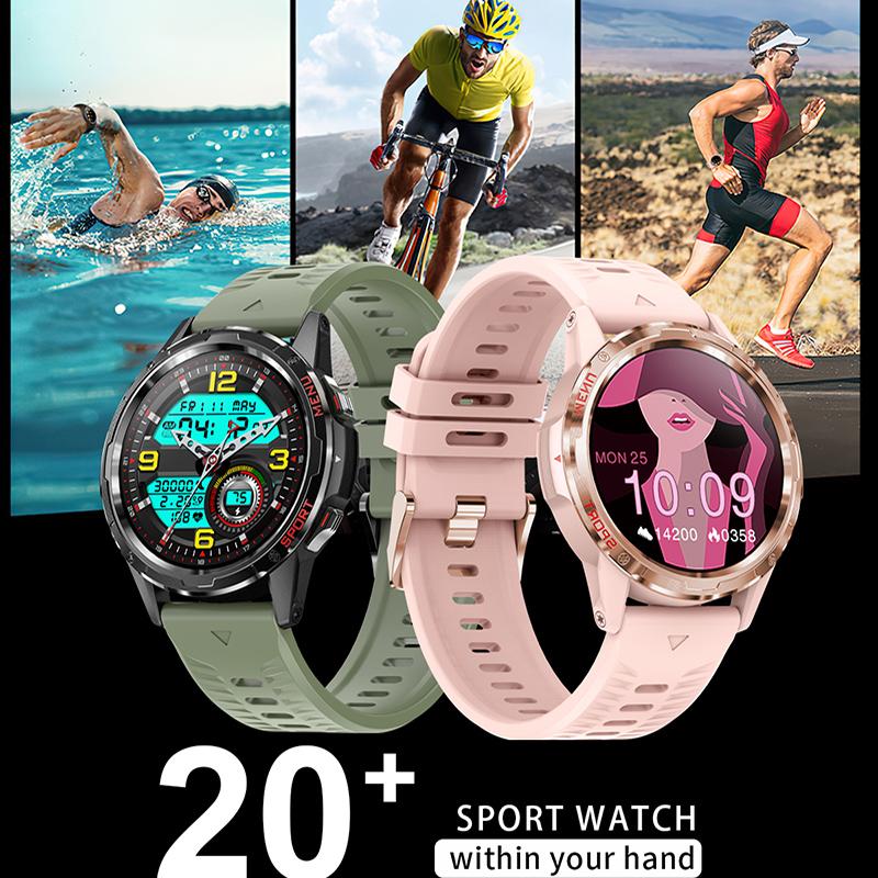 Ceas Inteligent de Exterior Bărbați Femei Apel Bt Fitness Impermeabil Sport Încheietură Inteligentă Ceas Inteligent Online Pentru Telefon Iphone Android