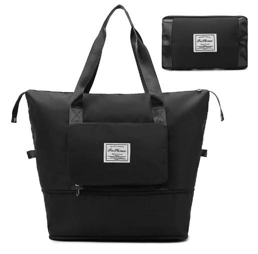 

Складная дорожная сумка для сухого и влажного хранения, сумка для фитнеса, водонепроницаемая женская дорожная сумка, большой вместительный багаж для мужчин