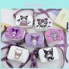 Kuromi Childrens Cute Girls Shoulder Bag With Animal Print For Daily Use