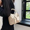Personalized shirt small bag new 2025 Korean version fashion plaid handbag ins foreign style women's messenger bag tide