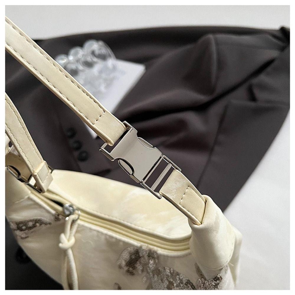 Butterfly Hanfu Embroidery Handbag Sequin Shoulder Bag Portable Cheongsam Bag Women