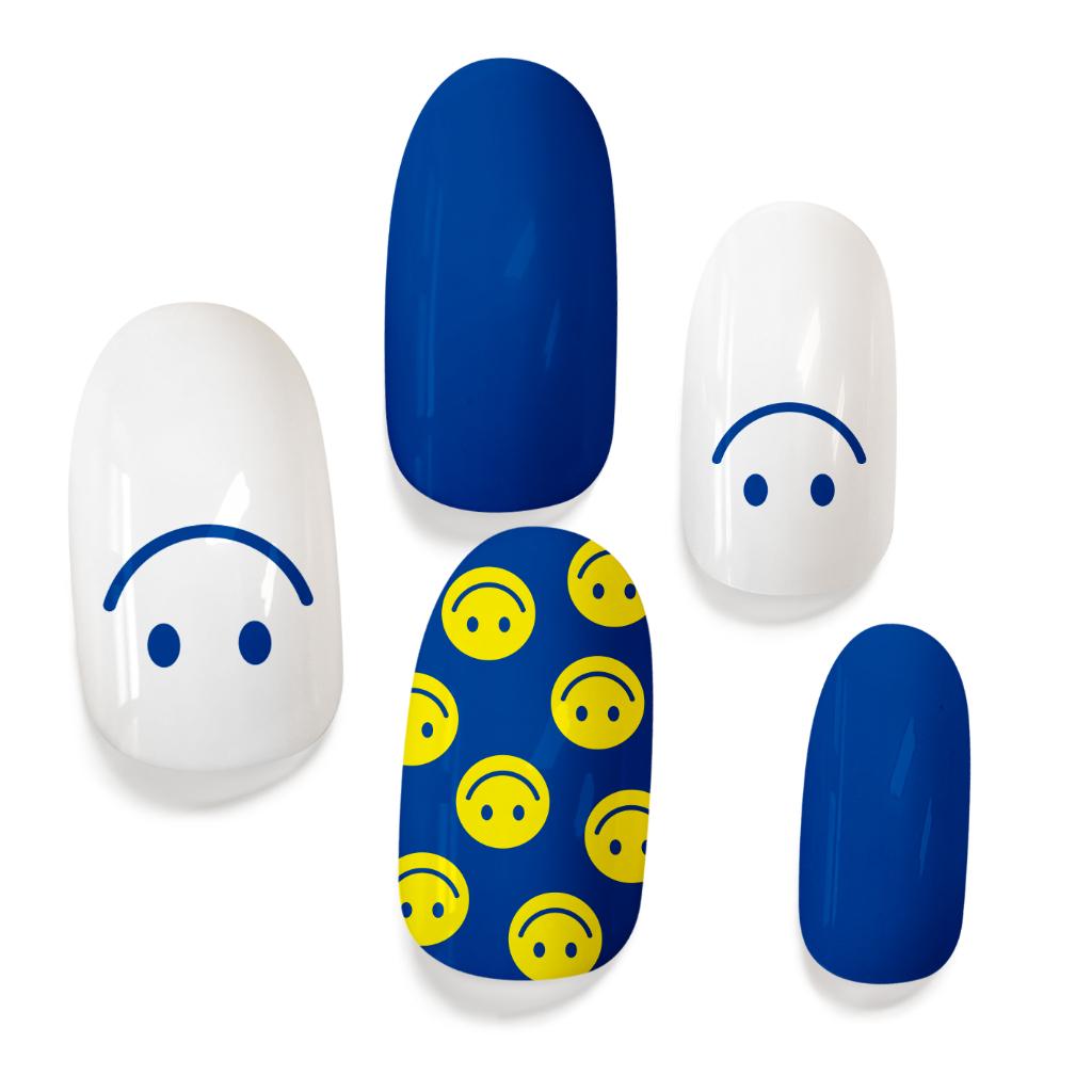 Korean Gel Nail Stickers UV Lamp | Salon Look At Home | No Glue Needed POINT VER.