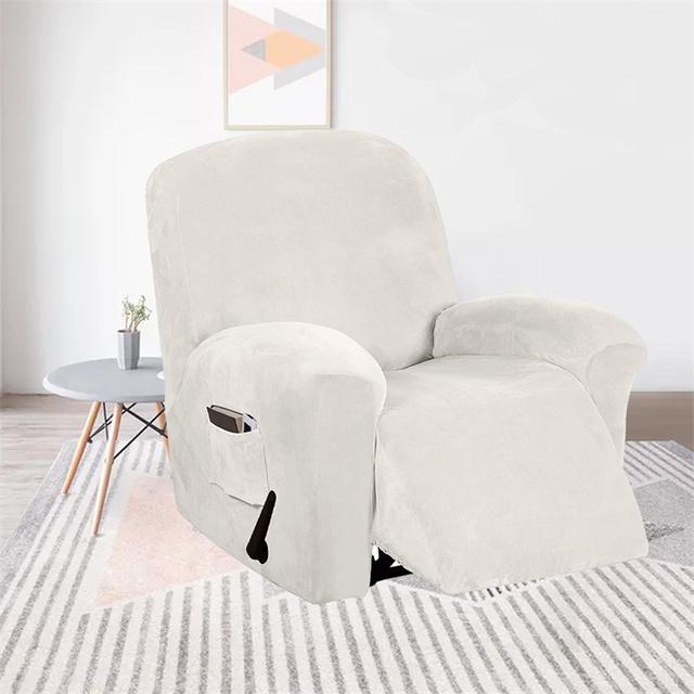 Husă pentru canapea reclinabilă dintr-o bucată, șezlong din catifea, husă pentru scaun pentru băiat leneș, husă elastică, îngroșare, relaxare, pentru masaj, huse pentru scaune