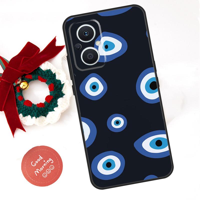 Big Eyes Cartoon Pattern Funda For OPPO Reno 8 Lite 10 11 12 13 14 Pro 11F 12F 13F 14F OPPO Find X8 X5 X6 X9 Pro Case