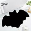 Fade Resistant Floor Bathroom Rug Web Mat Bath Carpet Spider Halloween Gothic Non-slip Mat Black Bat Rug for Home