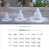 10pcs New PP Planters Mesh Cup Bonsai Leakproof Drain Hole Pad Reusable Durable Grid Mat