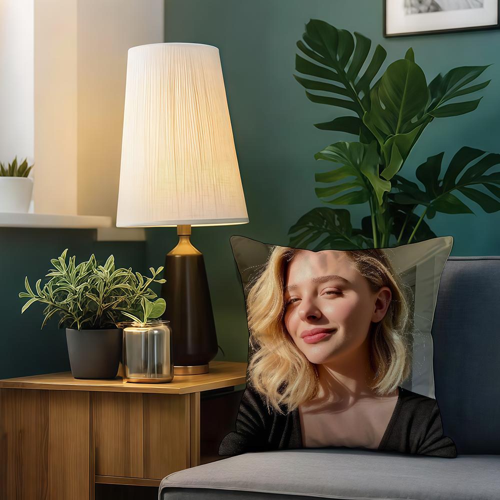 cushion cover For C-Chloe Sofa Moretz G-Grace Car Office Cafe Actor Soft And Comfortable Double-Sided Printing Pillow Cover