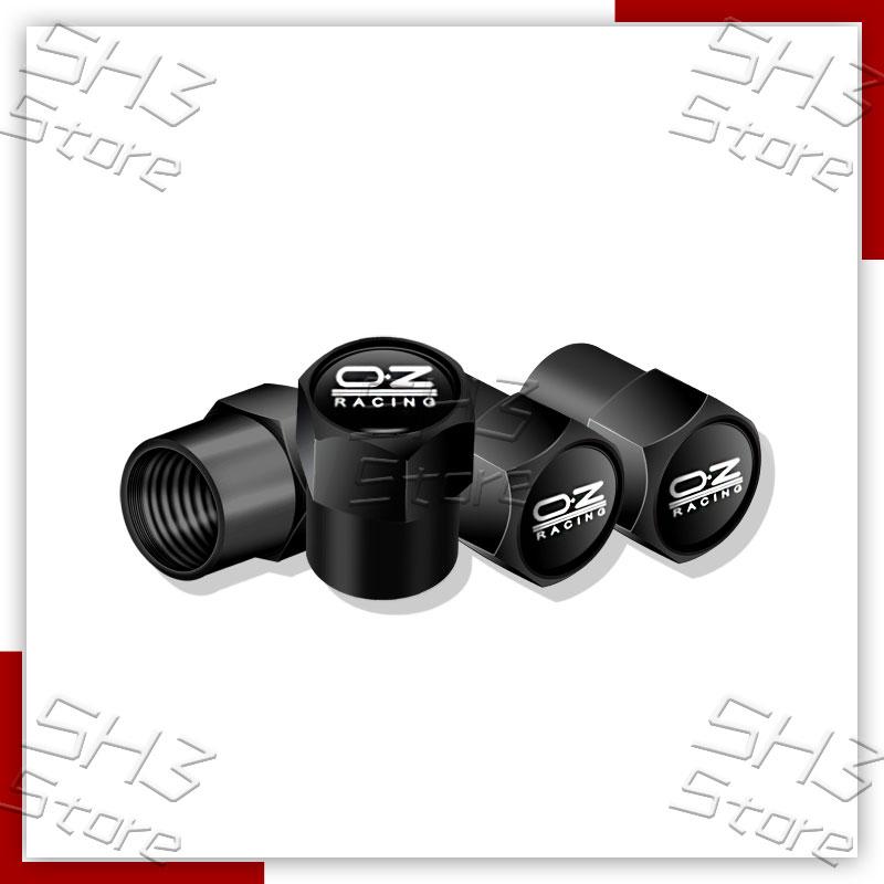 4Pcs/Set OZ Racing Logo Car Wheel Tire Air Valve Stem Caps Airtight Covers For Auto Truck Motorcycle Universal Tyre Accessories