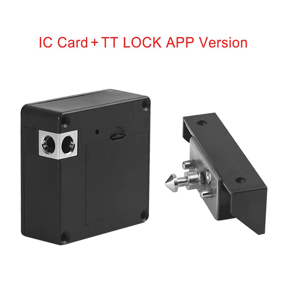 Bluetooth Invisible Cabinet Lock RFID Sensor Smart Drawer Security No Drill Keyless File Cabinet Locks Android IOS APP Unlock