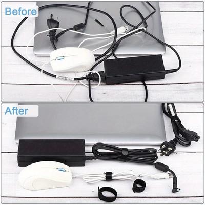 10pcs/50pcs Cable Organizer Cable Management Cable Winder Tape Protector for Wire Ties Phone Accessories Organizador Cables