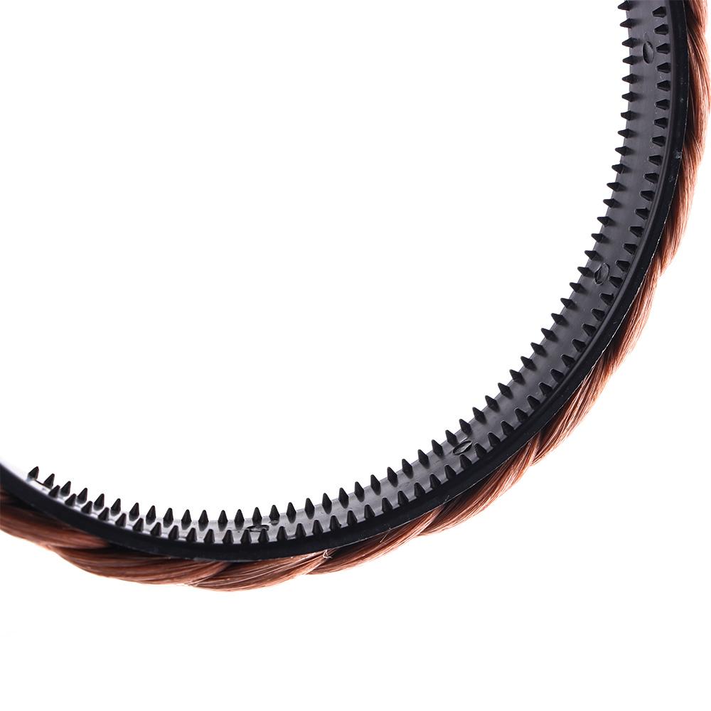Hoop Elastic Hair Accessories Women Synthetic Wig Braided Headband Hair Bands Twisted Wig Headband