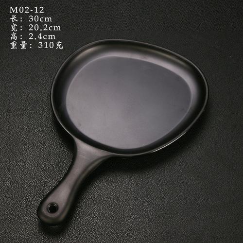 Smash Resistant Melamine Tableware Dinner Plate Western Food Plate Pizza Plates Handle Steak Plates Sushi Dish Fruits Snack Tray
