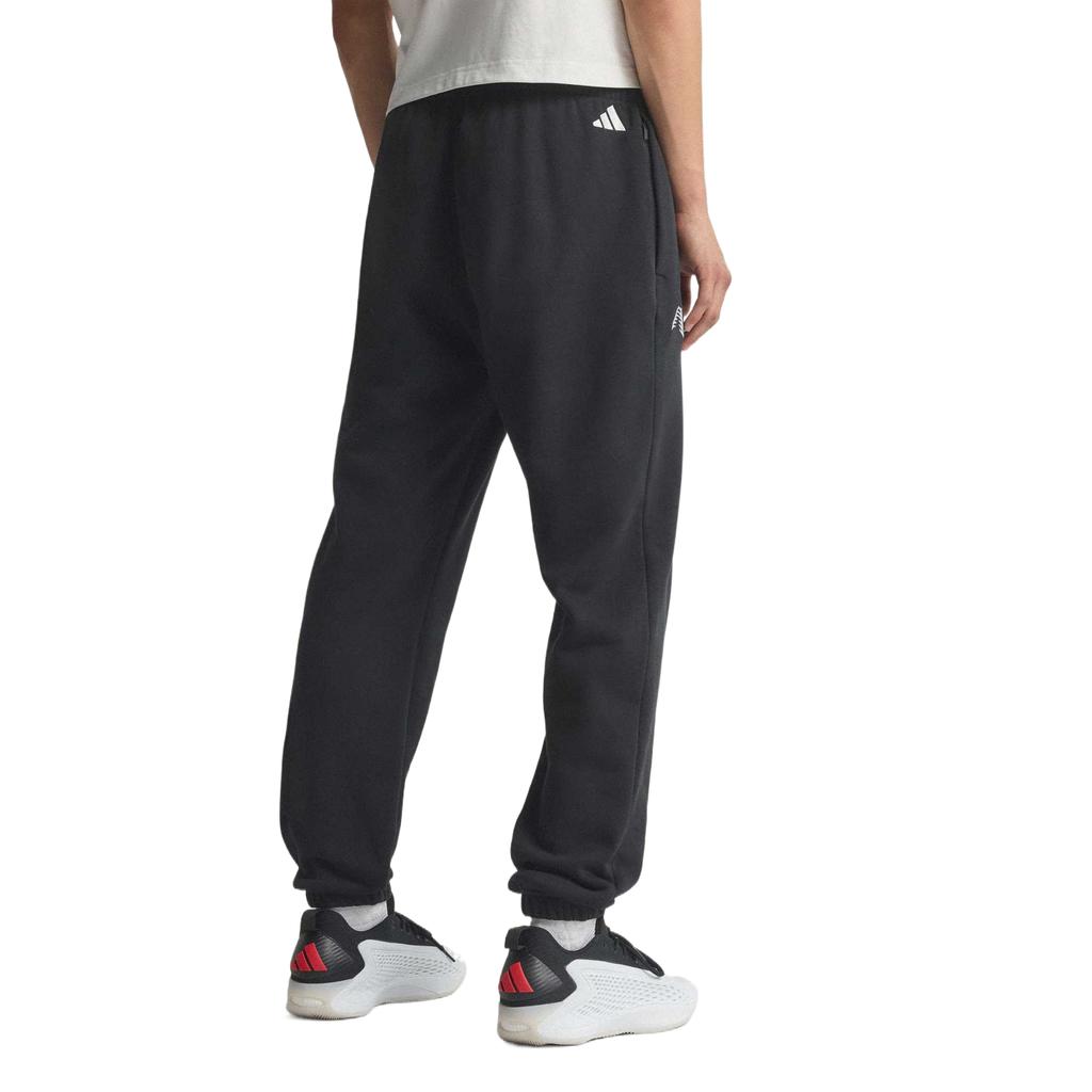 Adidas Anthony Edwards Lace-Up Simple Solid Color Cuffed Basketball Pants Men Pants JW4295