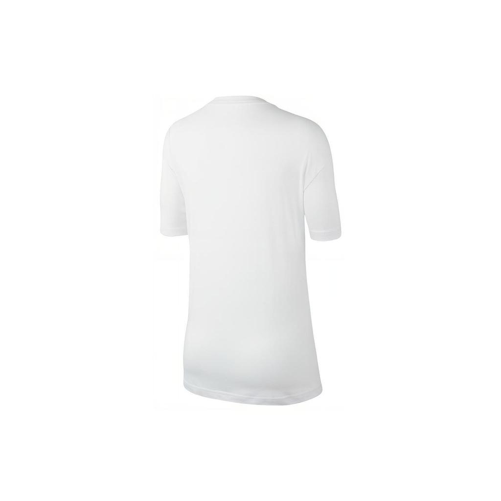 Nike Sportswear Letter Logo Short Sleeve T-Shirt Women Tops White CK4381-100