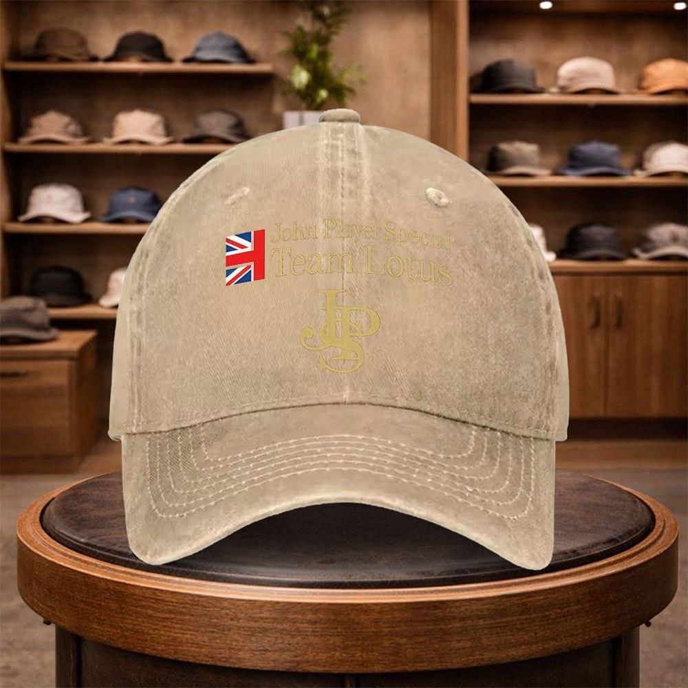X JPS for Lotus F Team Printed Baseball Cap Casual Snapback Hat Fashionable Outdoor Adjustable Cap AllSeason Travel Hat