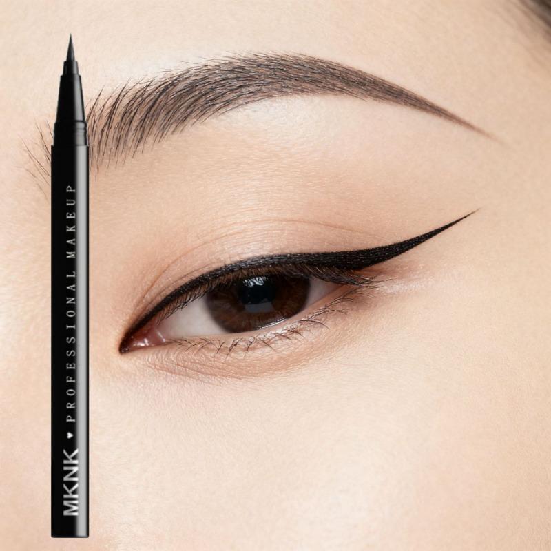 1PC waterproof, sweat-proof and non-smudging thick black extremely thin head long-lasting eyeliner pen eyeliner pen