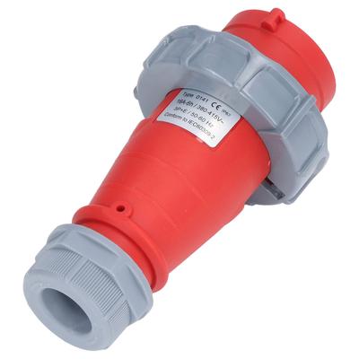 Priemyselný konektor IP67 Vodotesný Skryté upevnenie Letecký konektor 4-pinový 3P+E AC 380415V 16A