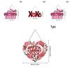 Heart Flower Paper Door Hanger Party Decor For Romantic Event Venue