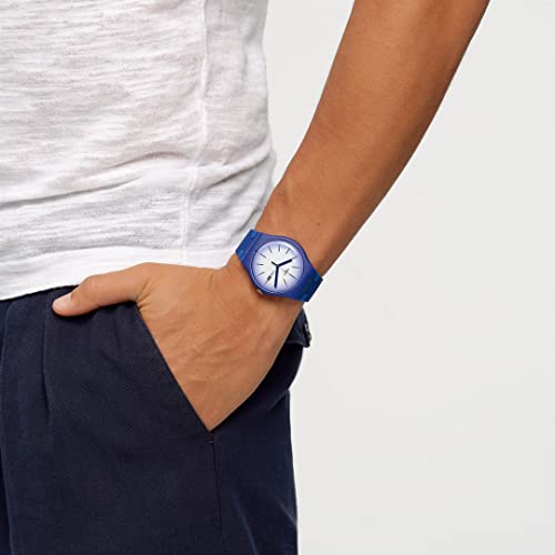 Swatch VIOLET VERBENA BIG BOLD SUON716 Wristwatch, Blue