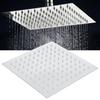 G1/2in Thread Wall Mounted Stainless Steel 8in Rainfall Showerhead Top Spray Shower Head Bathroom
