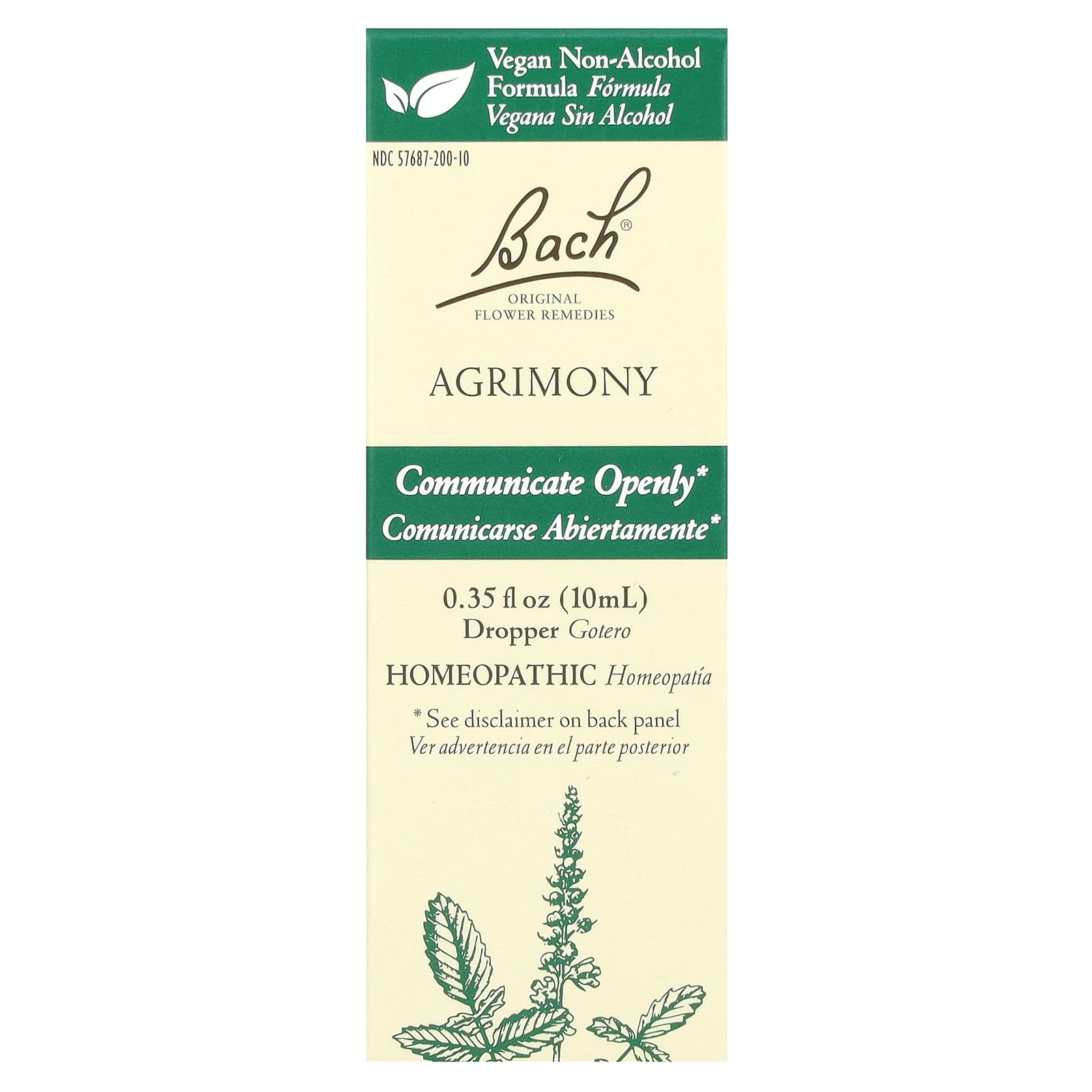 

Original Flower Remedies, Agrimony, 10Ml(0.35Fl Oz)