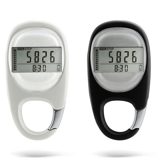 3D Krokomierz Prosty Krokomierz z Karabińczykiem Dokładny Klips Śledzenie Kroków