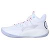 New LiNing SONIC 9 Low Slip Resistant Cushioning Abrasion Resistant Mid Top Performance Basketball Shoes White Teenagers ABPR053-5