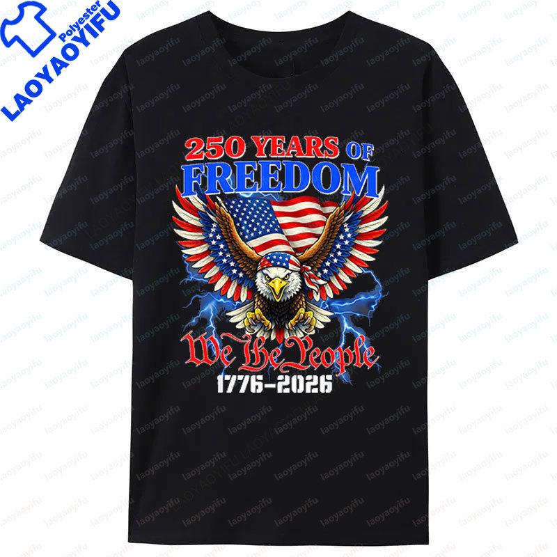 America 250th Anniversary TShirt USA 250 Years Shirt 4th of July Graphic T Shirts for Womens Clothing Camisetas
