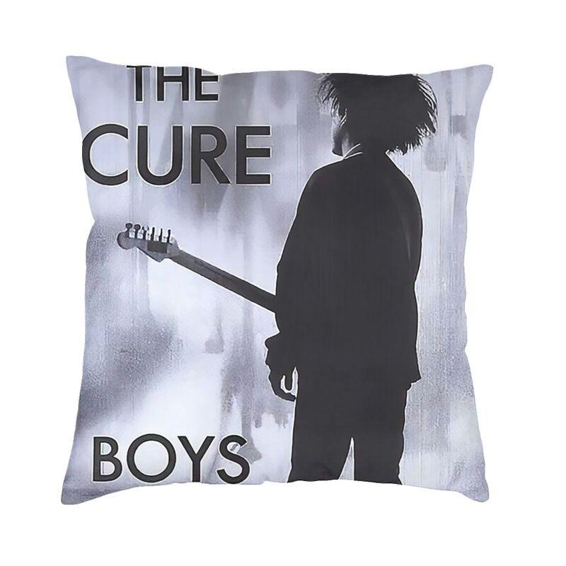 

Music Rock Band Cure Cushion Cover 40x40cm Decoration 3D Print Boys Cant Cry Throw Pillow Case for Sofa Double-sided