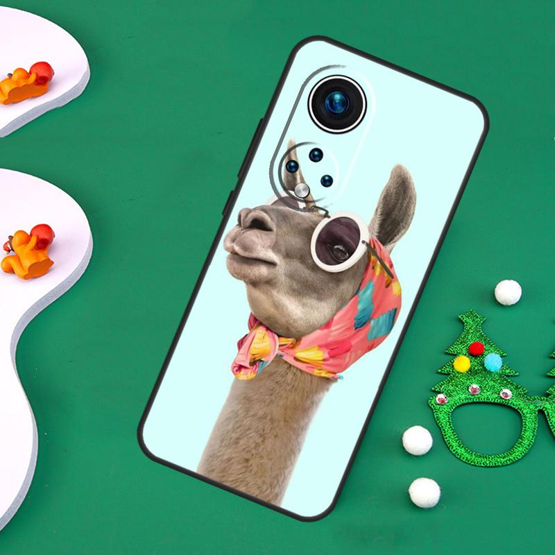Lama Llama Alpaca Case For Honor 200 Pro X9c X9b X9a X8a X8b X7a X6a X8 X9 50 70 90 Magic 5 6 7 Lite Cover