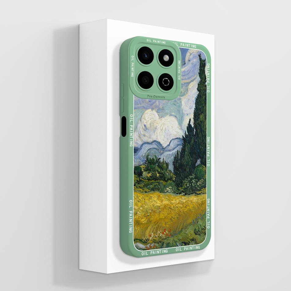 For Honor 200 Smart 5G Case Cute Panda Camera Protection Back Cover For Honor 200Smart Soft Liquid Silicone Phone Protectors
