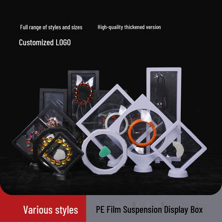 Clear PE Film Jewelry & Nail Storage Box