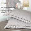 Five-star Hotel 100-Count Long-Staple Cotton Pillowcases, All-Cotton 48cm X 74cm, Single Pair Pack, Take 2 High-End.