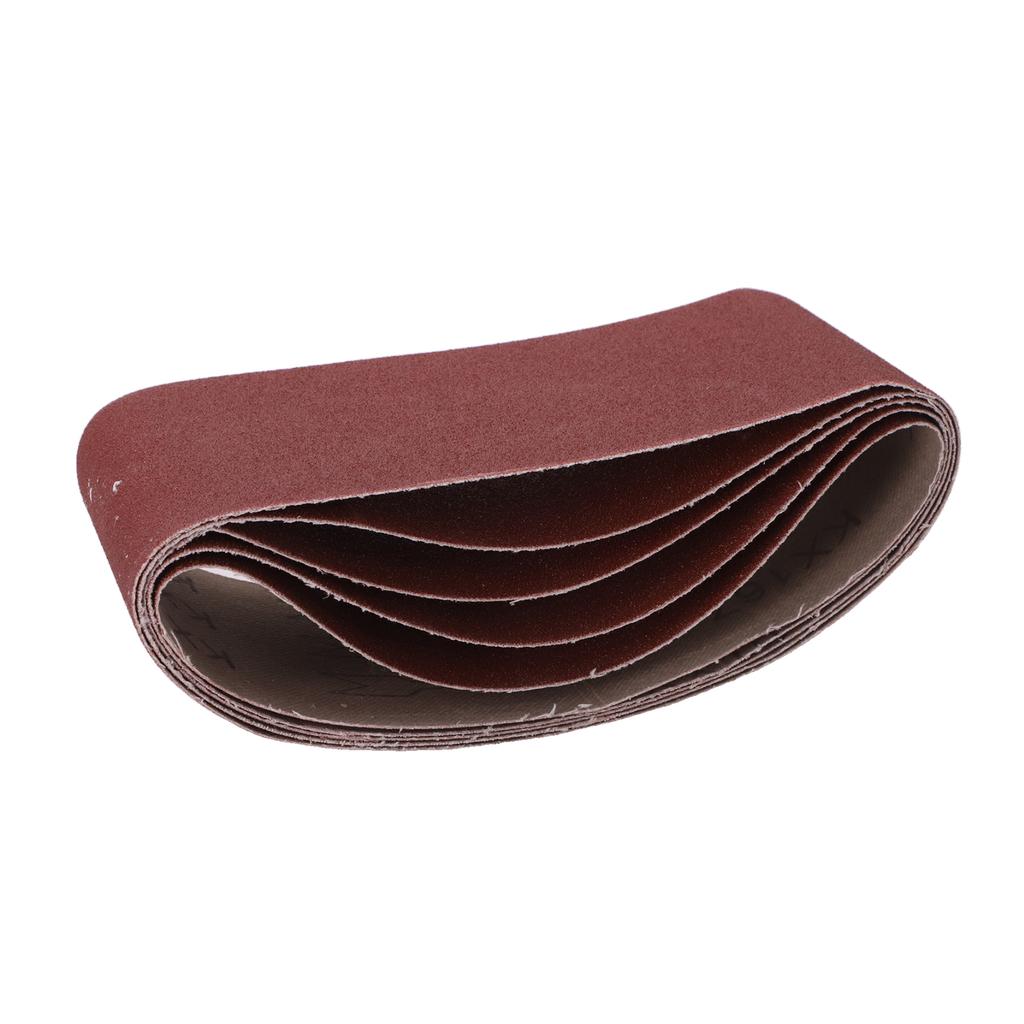 5PCS 40800 Grit Sanding Belt Set Aluminum Oxide Abrasive Paper 75x457mm for Wood Metal Plastic Sanding Machines