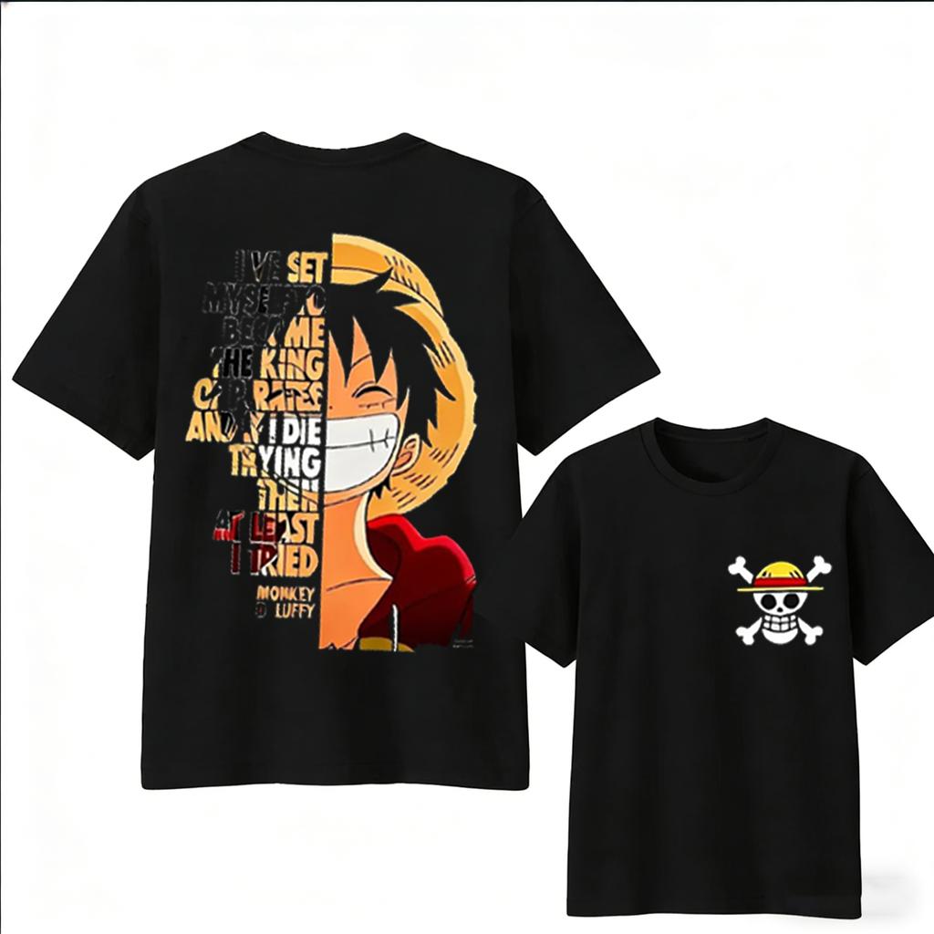 One Piece Japanese Anime Printed Unisexs TShirt Roronoa Zoro Boy Childrens Harajuku Short Sleeve Kids Luffy Tshirt Clothing