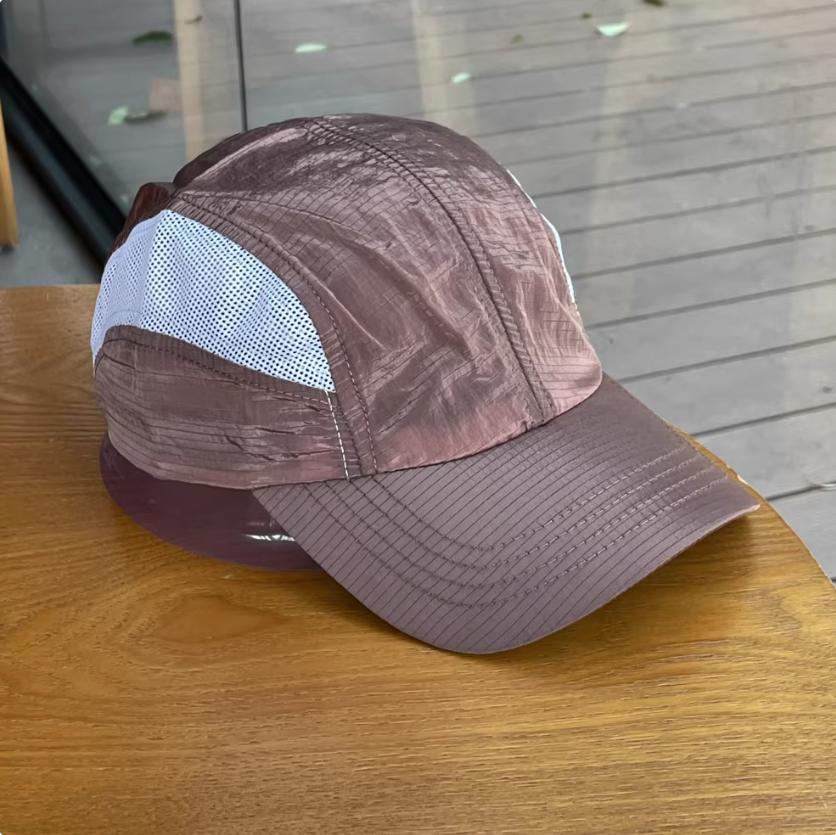 Quick Dry Mesh Baseball Cap Lightweight Breathable Uv Protection Peaked Hat Unisex For Outdoor Camping Hiking Travel Casual
