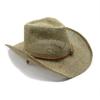 Salt Grass Hand-Woven Western Denim Straw Hat Top Hat Outdoor Beach Hat Sun Protection Men'S And Women'S Sun Hat