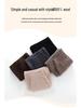 Women's 100% Wool Knit Wide-Leg High-Waist Floor-Length Pants for Autumn/Winter Casual Wear