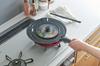 Thermos Durable Series Detachable Handle Frying Pan KVD Compatible Deep Red DR IH/Gas KVD-022
