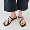 Summer Clip Toe Women Slippers Fashion Elegant Narrow Band Slides Shoes Ladies Casual Outdoor Flats Beach Flip Flops Sandalias