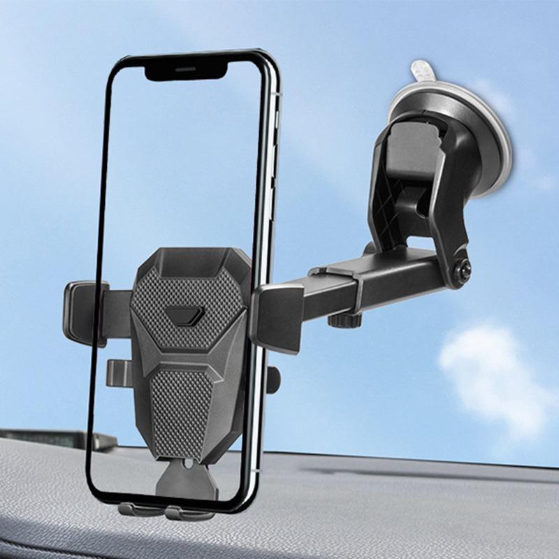 Sucker Car Phone Holder Mount Stand GPS Telefon Mobile Cell Support For iPhone 17 16 15 14 Pro Xiaomi Huawei Samsung phone stand